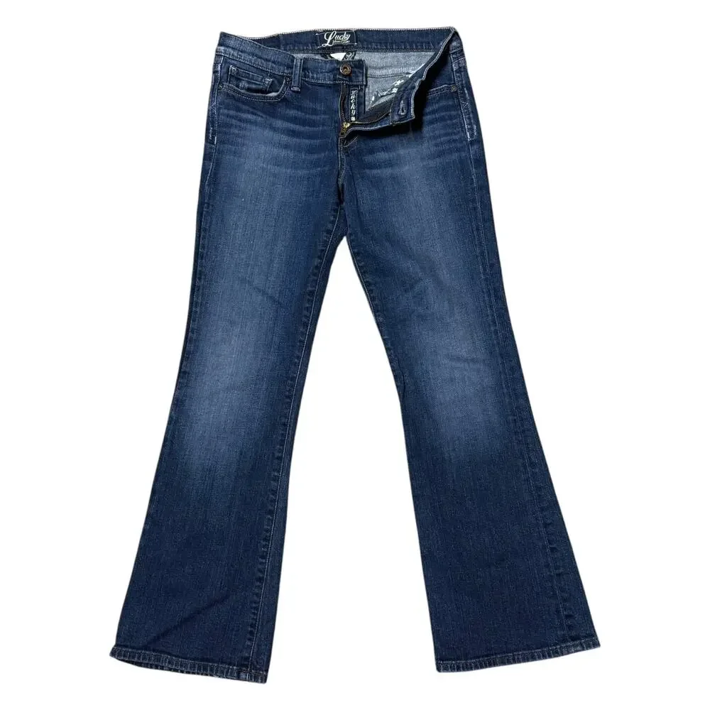 Lucky Brand by Gene Montesano Stark Sweet N Low Bootcut Low Rise 6/28 Short